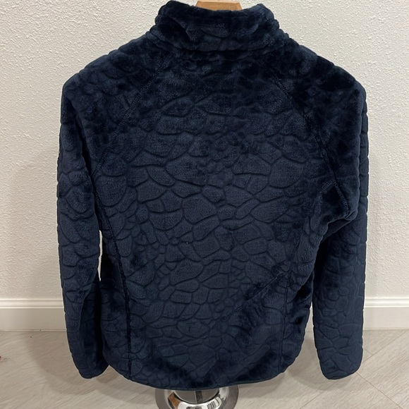 Navy Soft Fleece Zip Jacket - Picture 7 of 9